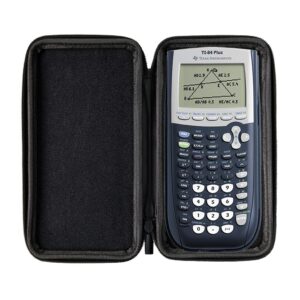 WYNGS Protective Case for TI 84 Plus/TI 83 Plus/Casio FX-9860GII / Casio FX-9750 GIII/Casio PRIZM FX-CG 50 Graphing Calculator in black