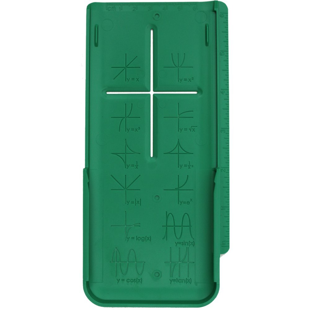 EZ Graphing Green Hard Slide Cover for TI 84 Plus CE (See Description for Details)