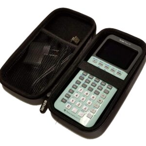 Hard Travel Case/Protecting/Carrying Case for Texas Instruments TI-84 Plus CE, TI-83 Plus CE, TI-84 Plus CE Color Graphing Calculator with Extra Mesh Pocket for Accessories