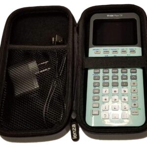 Hard Travel Case/Protecting/Carrying Case for Texas Instruments TI-84 Plus CE, TI-83 Plus CE, TI-84 Plus CE Color Graphing Calculator with Extra Mesh Pocket for Accessories