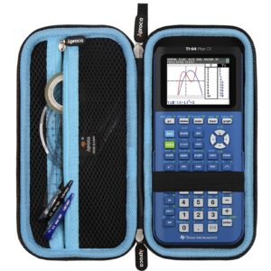 aproca hard storage travel carrying case, for texas instruments ti-84 plus ce/ti-84 plus/ti-83 plus/ti-89 titanium/ti-85 / ti-86 color graphing calculator