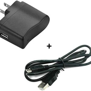 Graphing Calculator Charger: USB Power/Data Cable & Wall AC Adapter for Texas Instruments Calculators TI-84 Plus TI-84 Plus C Silver Edition TI 89 Titanium TI Nspire CX TI Nspire CX CAS