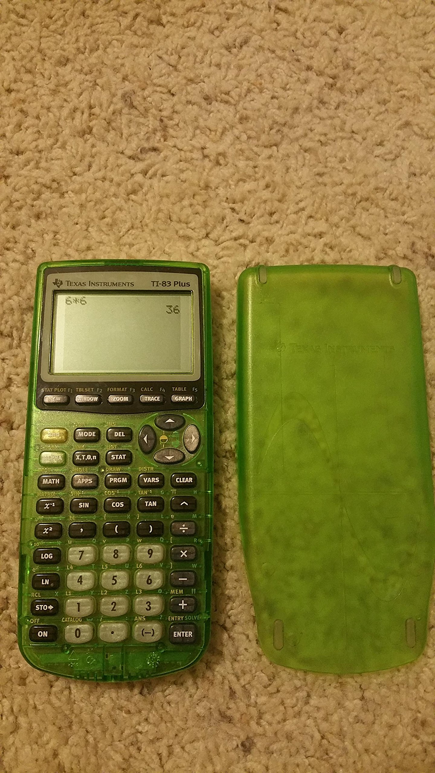 Texas Instruments TI-83-Plus-Lime Green Edition