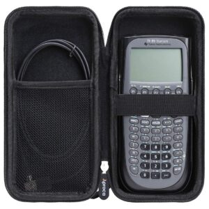 aproca hard travel case bag for texas instruments ti-89 titanium graphing calculator