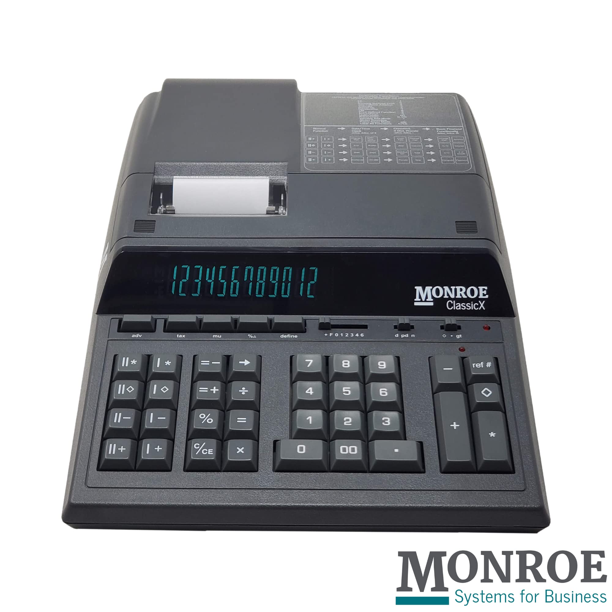 Monroe ClassicX Heavy-Duty Accounting Printing Calculator