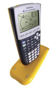 calculator ti-84 plus ez-spot yellow back teacher kit set/10