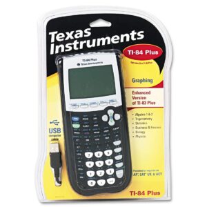 ti-84plus programmable graphing calculator, 10-digit lcd (renewed)