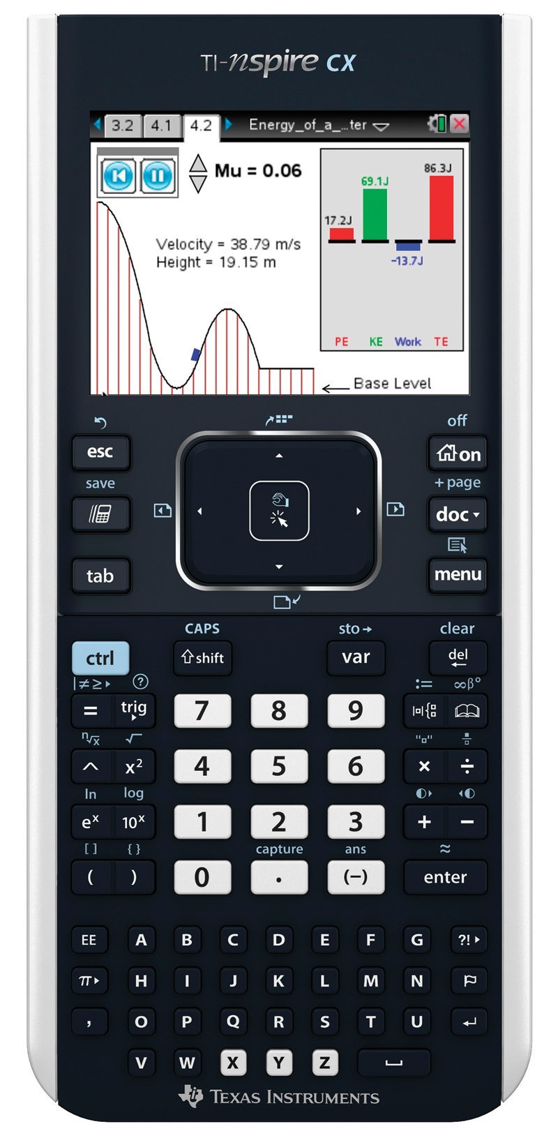 Texas Instruments TI-Nspire CX Graphing Calculator (Renewed)