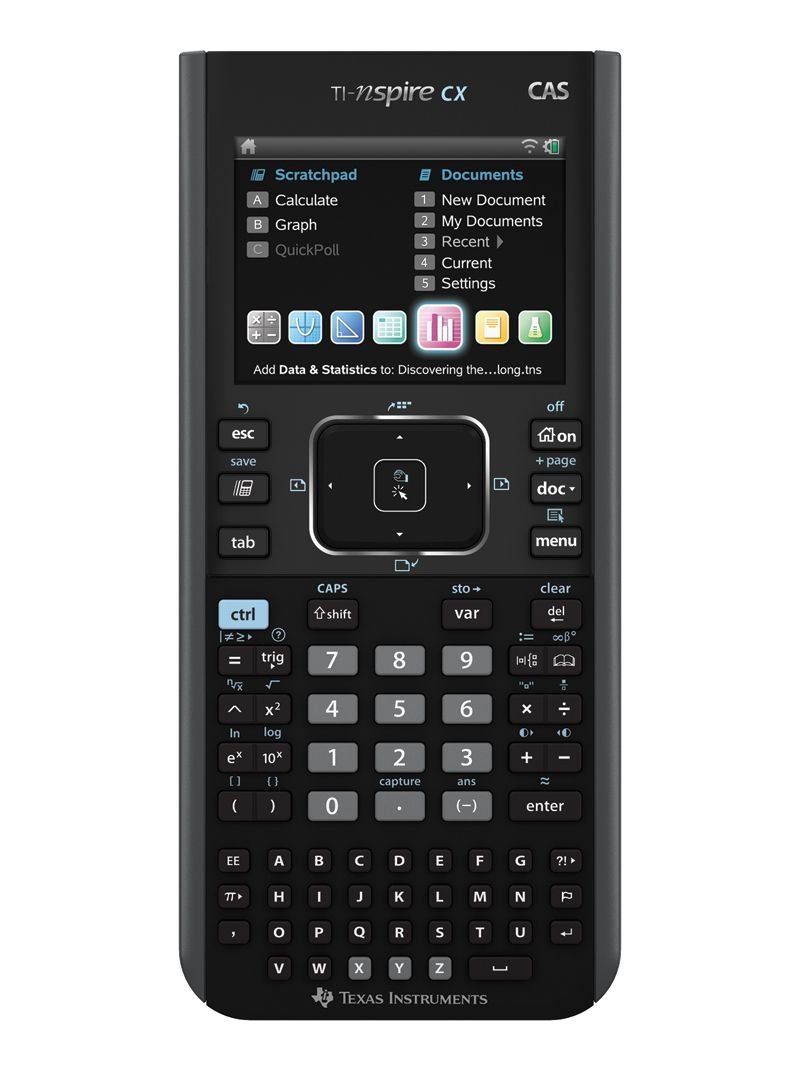 Texas Instruments TI Nspire CX CAS Graphing Calculator (Certified Renewed)