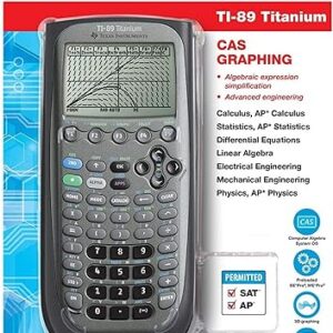 TI-89 Titanium Programmable Graphing Calculator, Sold as 1 Each