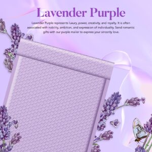 Fuxury Large Bubble Mailers 10.5x16" 40 Pack Self Seal Padded Envelopes Waterproof Mailing Envelopes Bubble Padded Cushioning Padded Mailers for Packaging, Small Business #5 Lavender