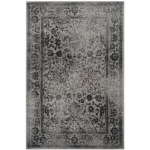 SAFAVIEH Adirondack Collection Area Rug - 9' x 12', Grey & Black, Oriental Distressed Design, Non-Shedding & Easy Care, Ideal for High Traffic Areas in Living Room, Bedroom (ADR109B)