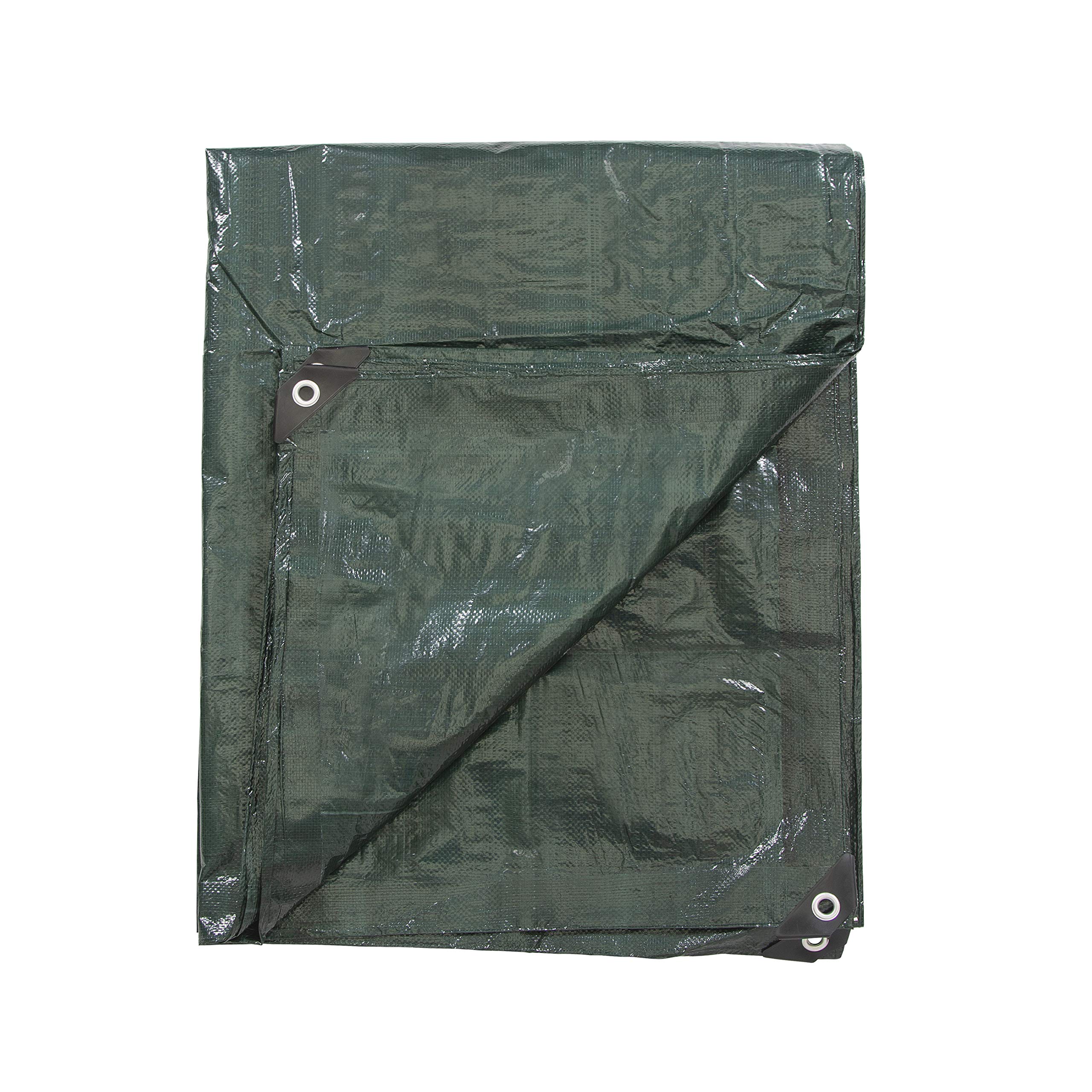 Stansport Medium-Duty Rip-Stop Tarp 14' x 16' - Dark Green