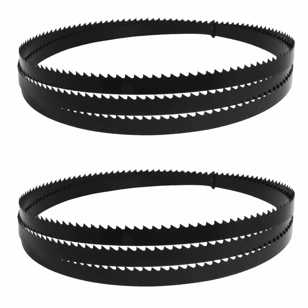 FOXBC 62 Inch x 1/2 Inch x 14 TPI Bandsaw Blades for Ryobi, Wen, Grizzly, Skil, Craftsman, Powertec 9" Bandsaw - 2 Pack