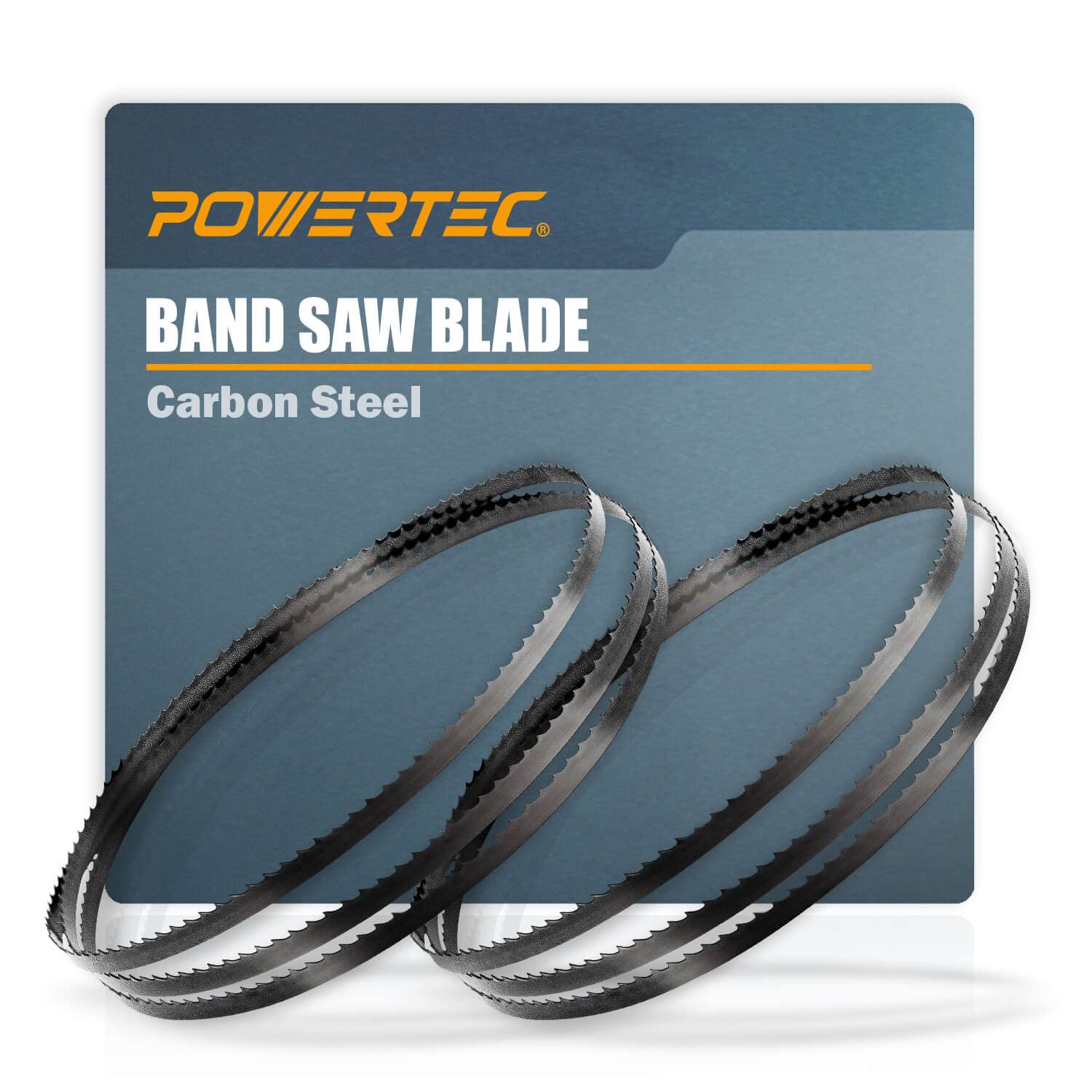 POWERTEC 62 Inch Bandsaw Blades, 1/2" x 14 TPI Band Saw Blades for WEN, Ryobi, Grizzly, Skil, Sears Craftsman and POWERTEC 9" Band Saw for Woodworking, 2 pack (13135-P2V)