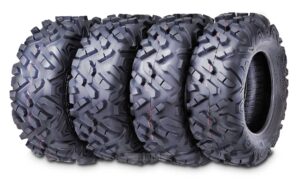 roadguider full set atv utv tires 27x9-14 27x9x14 front & 27x11-14 27x11x14 rear 6pr all terrain