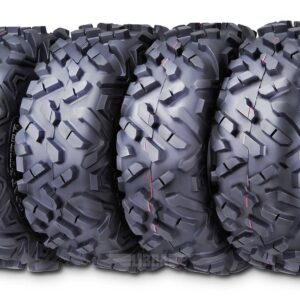 ROADGUIDER Full Set ATV UTV Tires 27x9-14 27x9x14 Front & 27x11-14 27x11x14 Rear 6PR All Terrain