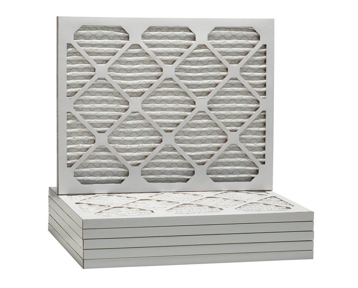 Aerostar 14x24x1 MERV 11 Pleated Air Filter, AC Furnace Air Filter, 6 Pack (Actual Size: 13 3/4"x 23 3/4" x 3/4")