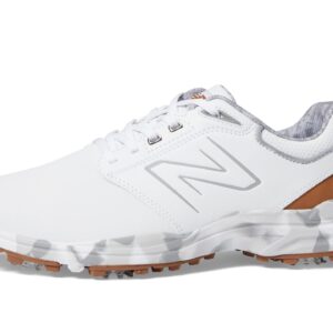 New Balance Men's Brighton Golf Shoe, White, 14 X-Wide