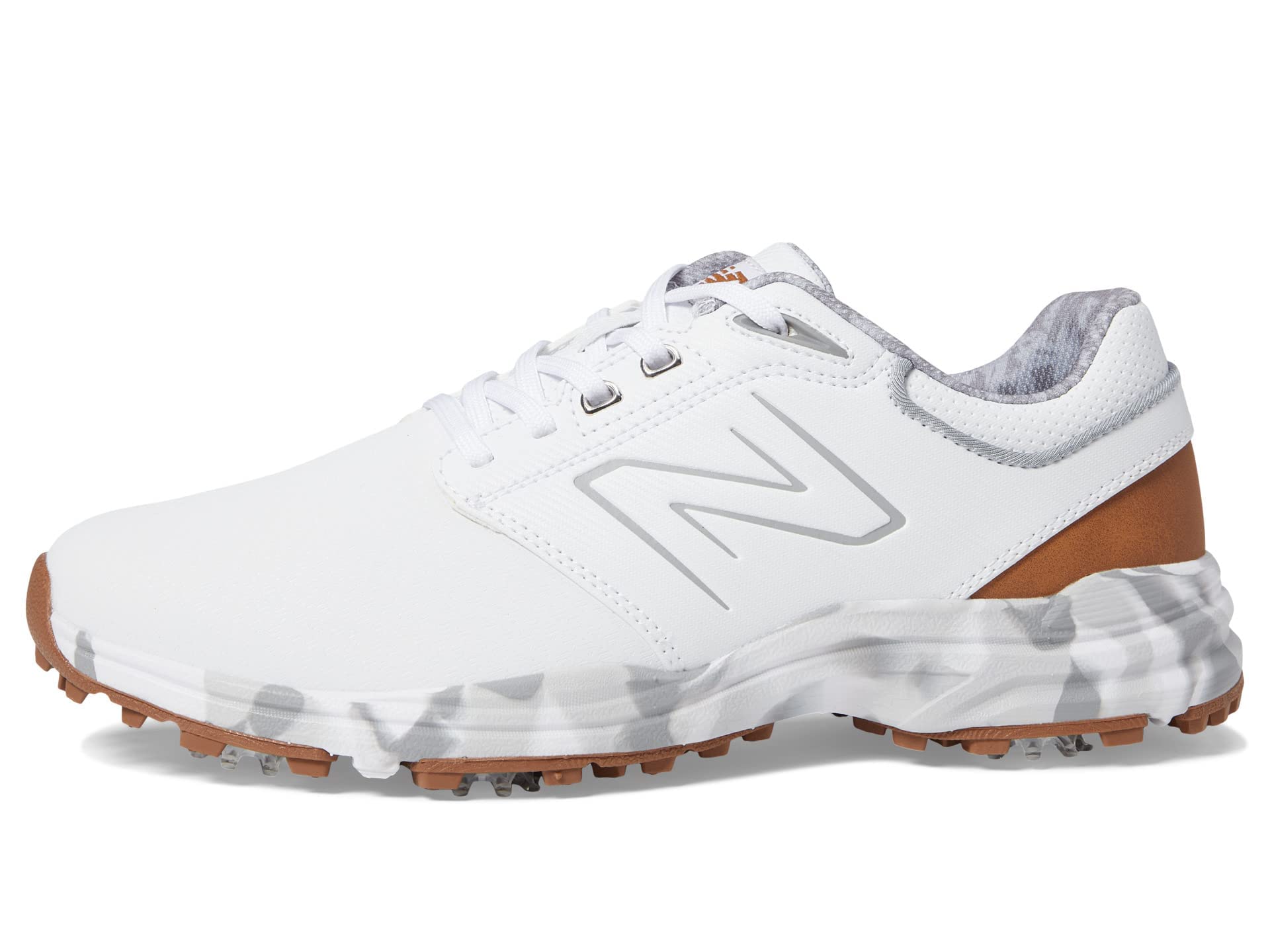 New Balance Men's Brighton Golf Shoe, White, 14 X-Wide