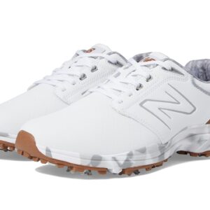 New Balance Men's Brighton Golf Shoe, White, 14 X-Wide