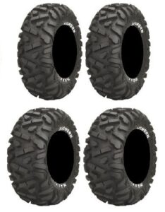 full set of maxxis bighorn radial 26x9-14 and 26x11-14 atv tires (4)