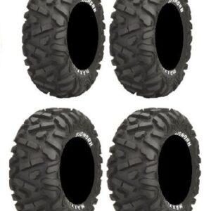 Full set of Maxxis BigHorn Radial 26x9-14 and 26x11-14 ATV Tires (4)