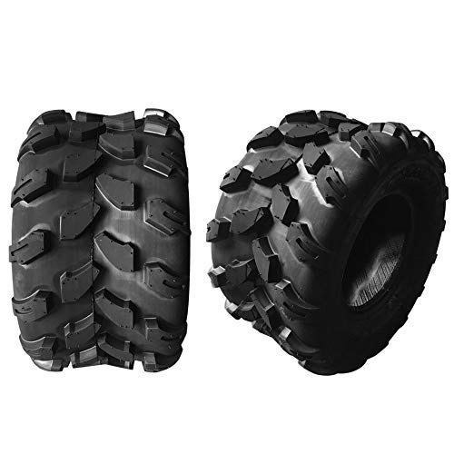 SUNROAD ATV UTV Tires 18X9.5-8 Sport All-Terrain Tubeless Tires 18x9.5x8 4 Ply Load Range B Pack of 2