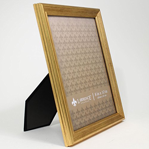 Lawrence Frames 536280 Sutter Gold 8x10 Picture Frame