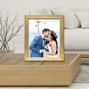 Lawrence Frames 536280 Sutter Gold 8x10 Picture Frame