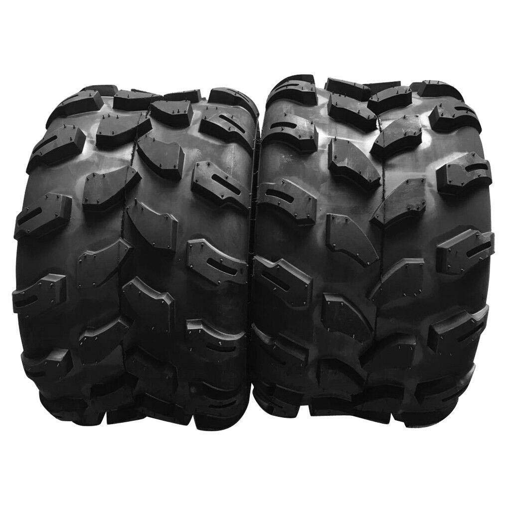 SUNROAD Set of 2 18X9.5-8 Quad UTV Go Kart Tires ATV Tires 4PR Tubeless Directional Tread 18X9.5x8 4Ply Tire