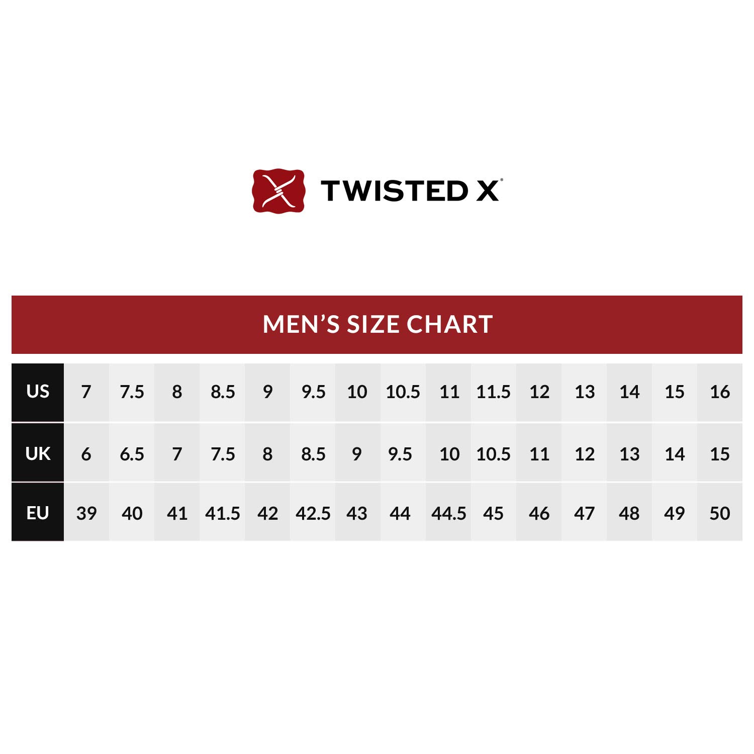 Twisted X Mens 14" Ruff Stock, Bomber & Blue, 9 D