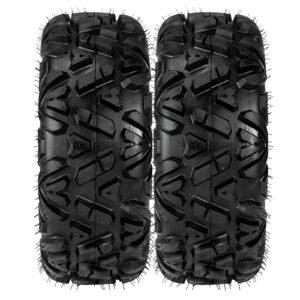 MOTOOS Set of 2 23x7-10 ATV UTV Tires 23x7x10 All-Terrain Mud Tires 4PR Tubeless