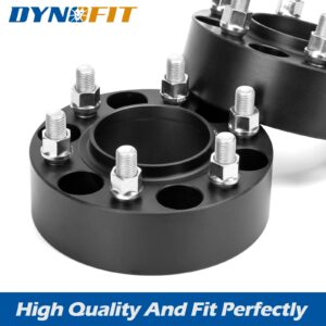 dynofit 6x135 Wheel Spacers for 2004-2014 Ford F150, 1.5 inch(38mm) Thick 87.1mm Hub Bore M14x2.0 Thread Forged Hubcentric 6 Lug Spacers for F-150 Expedition Navigator 2003-2014, Real Forged, 4Pcs