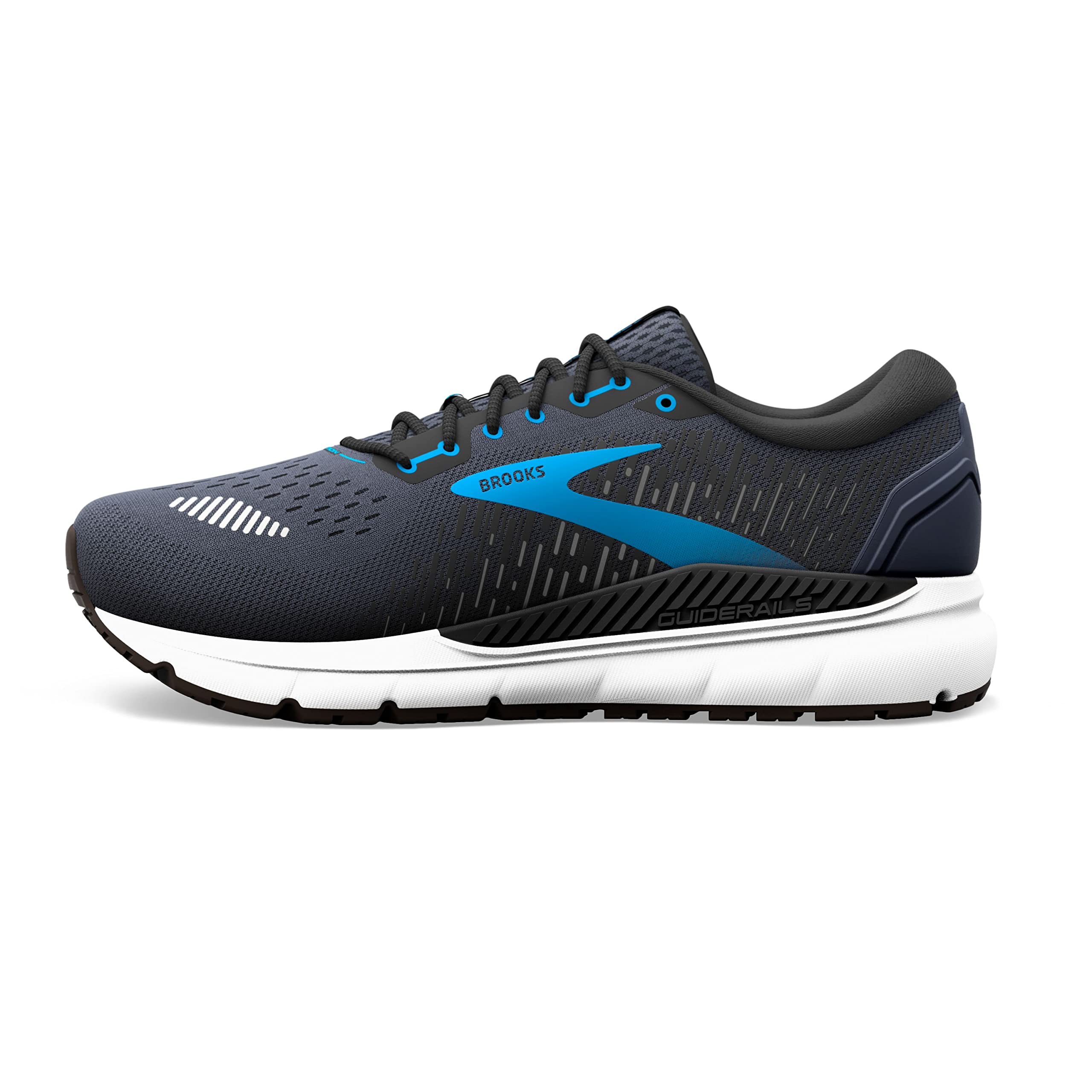 Brooks Men's Addiction GTS 15 Supportive Running Shoe - India Ink/Black/Blue - 9 X-Wide