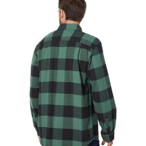 Carhartt Men's 105432 Rugged Flex Relaxed Fit Midweight Flannel Long-S - X-Large - Slate Green