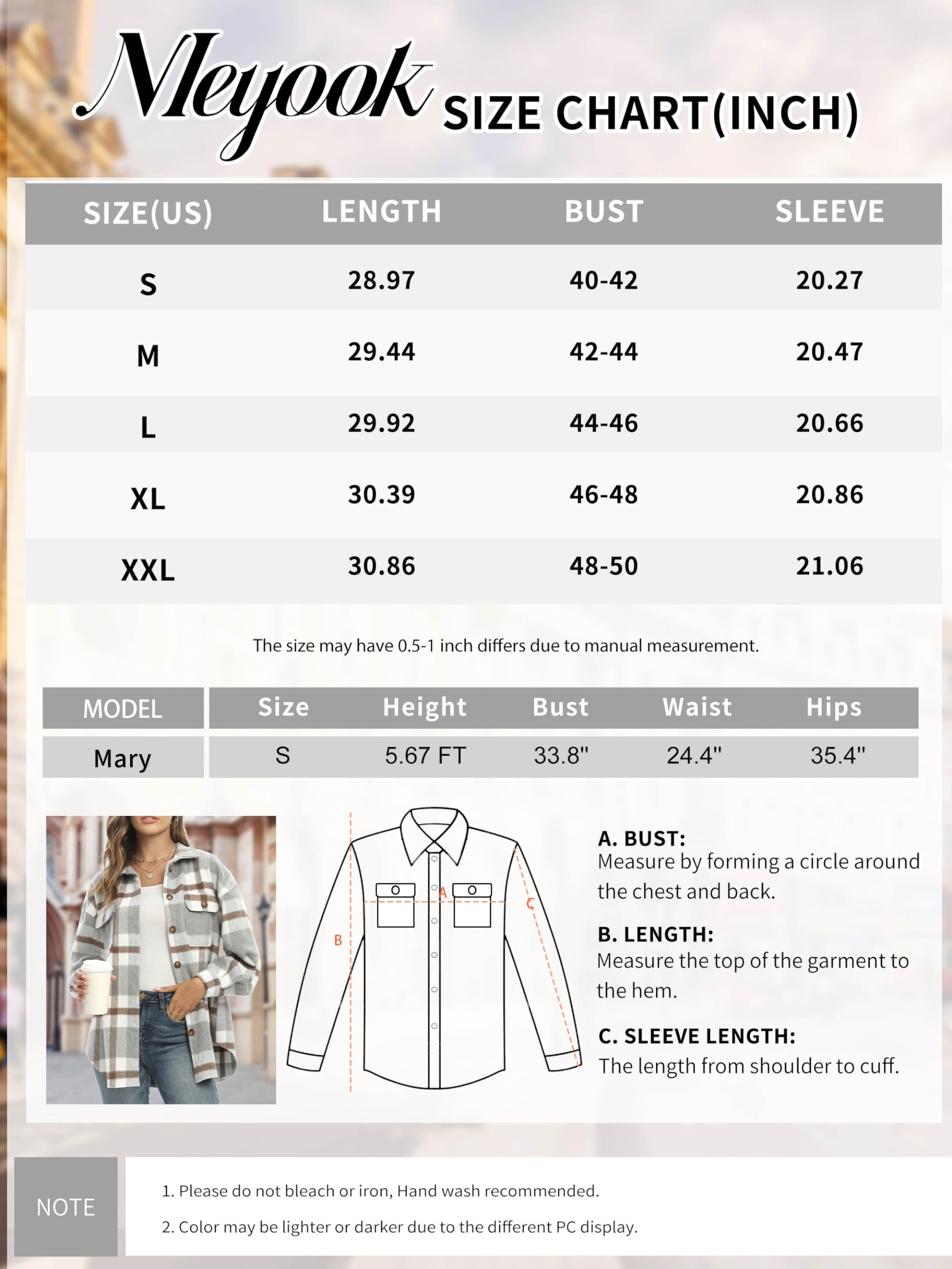 NIeyook Womens Casual Long Sleeve Color Block Plaid Shacket Flannel Lapel Button Down Fall Shacket Jacket Outwear Coats