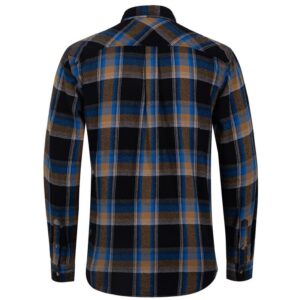 JIAER Men's Button Down Long Sleeve Flannel Plaid Casual Shirt XL Blue