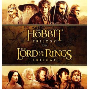 The Hobbit Trilogy and The Lord Of The Rings Trilogy, 6-Film Theatrical Versions (Blu-Ray)