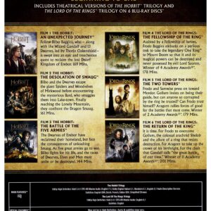 The Hobbit Trilogy and The Lord Of The Rings Trilogy, 6-Film Theatrical Versions (Blu-Ray)