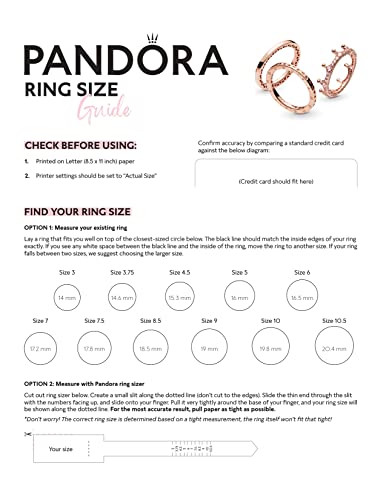 PANDORA Hearts Of Pandora Ring, Sterling Silver, Clear Cubic Zirconia, Size 7