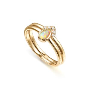 21C-R02 Stackable Ring (Yellow Gold Plated, 5)