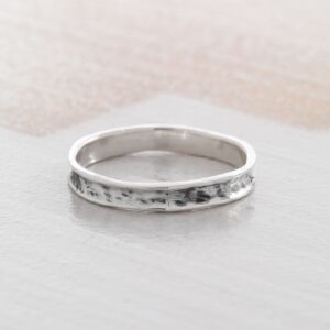 Silpada 'Stellar Stable' Stacking Ring in Hammered Sterling Silver, Size 10, Size 10