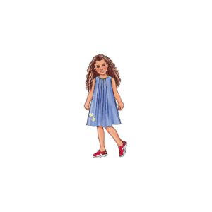 BUTTERICK PATTERNS B4176 Children's/Girls' Top, Dress, Shorts and Pants, Size 2-3-4-5