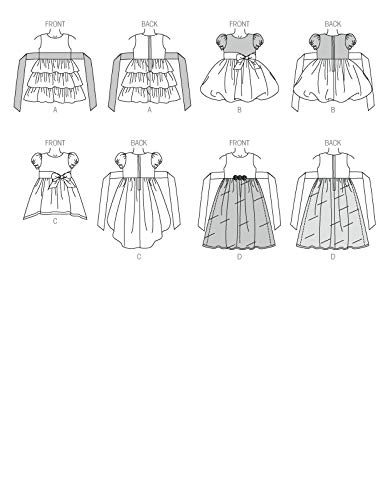 Butterick Patterns B6161CDD Childrens's/Girls' Dress Sewing Template, CDD (2-3-4-5)