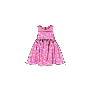 McCall's Patterns M6015 Infants' Lined Dresses, Panties and Headband