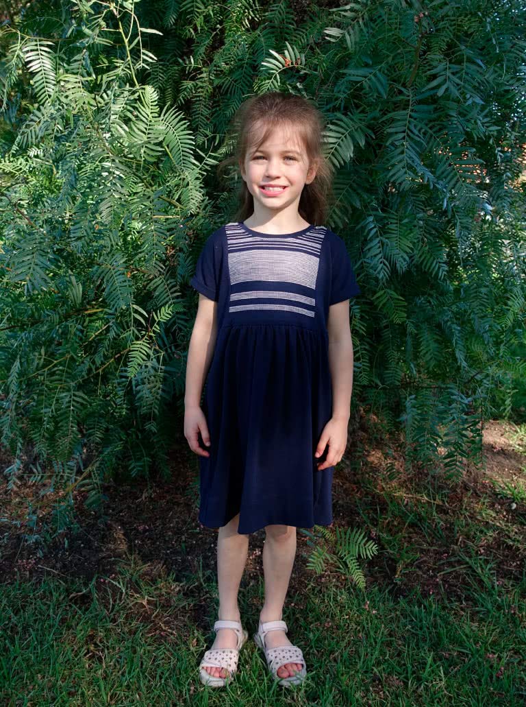 Style Arc Sewing Pattern - Lacey Kids Dress (Sizes 1-8)