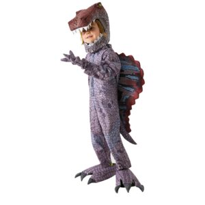 Halloween Toddler Kids Dinosaur Costume For Boys Girls Cosplay Animal The Monster Bodysuit Headpiece Gloves Outfit Dress Up (Medium)