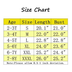 VUMUZU Toddler Girls Baseball Pattern Dresses Autumn Sports Ruffle Bottom Flutter Sleeve Apparel 6-7Y