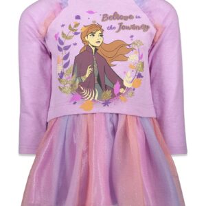 Disney Frozen Princess Anna Toddler Girls Dress MulticoloRed 5T